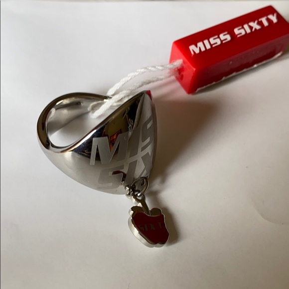 MISS SIXTY STAINLESS STEEL RING - Picture 2 of 3